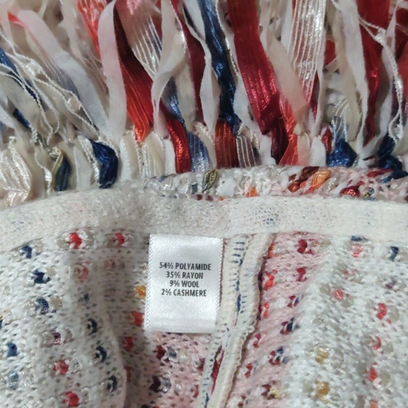 St John Ribbon Plaid Fringe hem pencil skirt - Picture 7 of 8